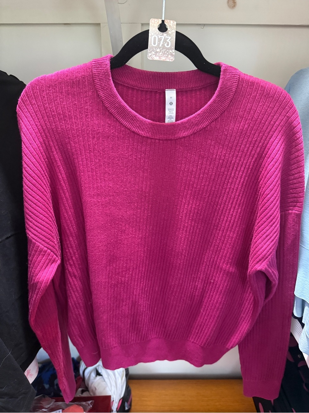 073 lululemon athletica Ribbed Crewneck Sweater